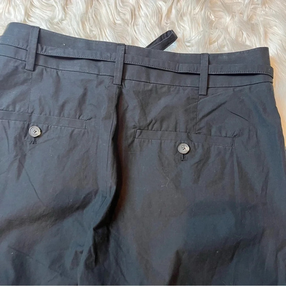 New EVERLANE The Poplin Pleated Taper Pant Black NWT Minimalist Casual Women’s 8 - Picture 14 of 14